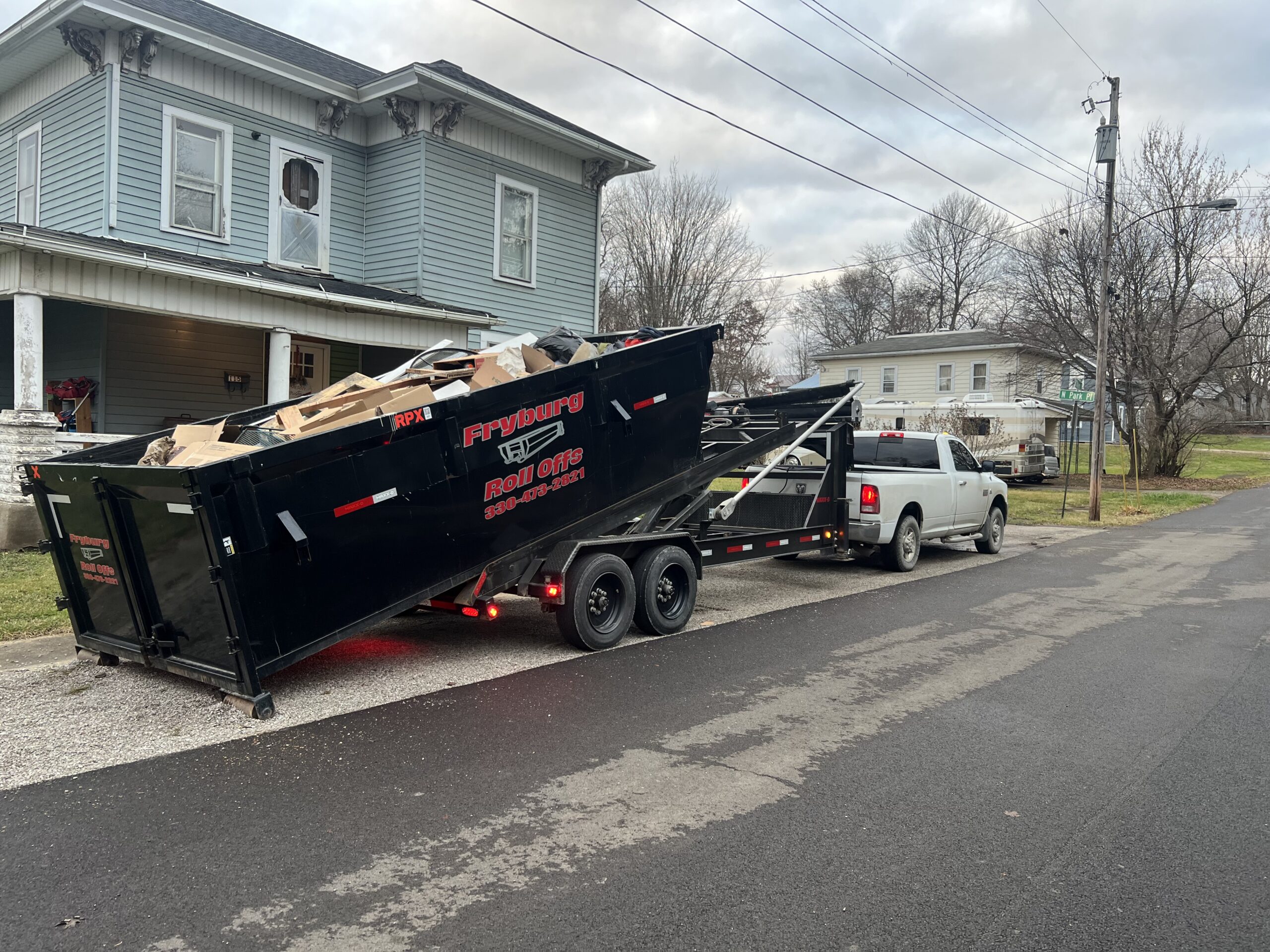 Residential dumpster rental in Millersburg OH